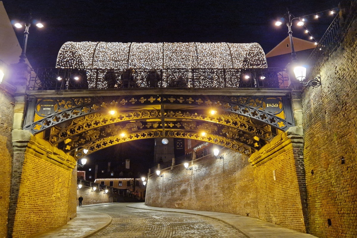 Sibiu | "Podul Minciunilor" de Crăciun